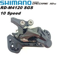 SHIMANO DEORE RD M4100 M4120 Rear Derailleur SHADOW RD-M4120 SGS 2x10/11 speed Mountain Bike exchange MTB bicycle 10s 10v 11s