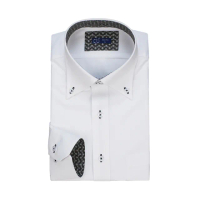 【衣十五】波谷白機能商務襯衫、Smart Temp擬態科技、動態溫控、吸濕排汗、防皺、彈力(商務襯衫)
