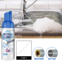 60ml Foaming Drain Cleaner Powerful Sink Foam Cleaner For Kitchen Drain Tubs