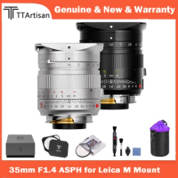 TTArtisans 35mm F1.4 ASPH Full Fame Lens for Leica M Mount Camera Like Leica M-M M240 M3 M6 M7 M8 M9 M9p M10