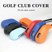 Golf Putter Cover Golf Club Head Cover Round Leak Hole Design Waterproof Anti-fouling Golf Club Head Protector for Training