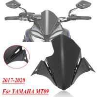 FOR YAMAHA MT-09 MT09 MT 09 Motorcycle Accessories Front Windshield Windscreen Airflow Wind Deflector 2017 2018 2019 2020