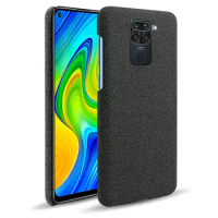 For XIAOMI Redmi Note 9s Case Canvas Case Cloth Fabric Soft Suede Leather Case Back Cover For Redmi Note 9 Pro Max Note9 Pro Max