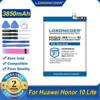 100% Original LOSONCOER 3850mAh HB396286ECW Battery For Huawei Honor 10 Lite 10i 20i Nova Lite 3 POT-L21 POT-AL00 Pour P