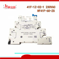 5PCS/lot 100%New Relay HF41F 60-ZS HF41F-60-ZS HF41F-60-ZS 41F-1Z-C2-1 AC230V 60V 6A Ultra-thin relay module module