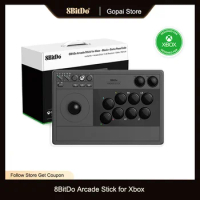 8Bitdo Arcade Stick for Xbox Series X/S, Xbox One Wireless .4G Arcade Fight Stick for Windows 10 and Above Game Accessories