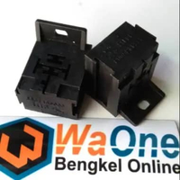 Socket Relay Gandeng Klakson Lampu Tembak Tebal Hitam Relay Bangku KOSONGAN TANPA KABEL