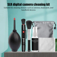 6-in-1 Camera Cleaning Kit with Storage bag Professional DSLR Lens Digital Sensor SLR DV Clean Tool for Sony Fuji Nikon Canon