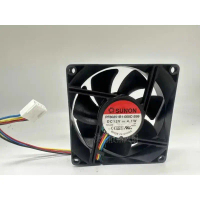 พัดลมระบายความร้อนซีพียูเดิมสำหรับ PF80251B1 000C S99 12V 4.1W 8025 8CM พัดลมเคส PWM 4 ขา 80*80*25 ม