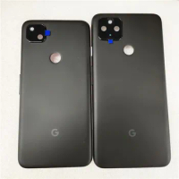 For Google Pixel 4A Back Battery Cover Rear Door Housing Case Replacement For Pixel 4A 5G Battery Cover With Lens