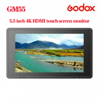 Godox GM55 4K Monitor 5.5 Inch DSLR 3D LUT Touch Screen IPS FHD 1920x1080 Video 4K Field Monitor Dslr