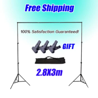 Portable Photo Studio Background Backdrop Support Stand 3M x 2.8M