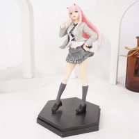 DARLING in the FRANXX Zero Two 02 Uniform Anime Action Figure Toys Doll Collection Christmas Gift