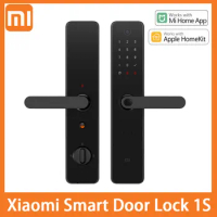 Xiaomi Smart Door Lock 1S Fingerprint Recognition Electronic Doorbell Bluetooth Passward NFC Homekit Unlock Work With Mi Home