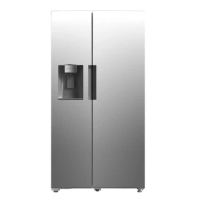 Home Side By Side Refrigerator With Water Dispenser And Ice Maker