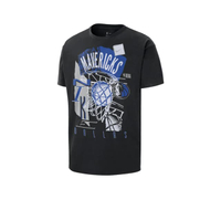 Dallas Mavericks Courtside เสื้อยืดบาสเกตบอลผู้ชาย สีดำ