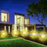 Solar Firework Light Outdoor Lighting DIY Home Decoration Waterproof Outdoor For Garden Landscape Lawn PARty Wedding Decoration