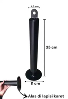 PIN DUMBEL BESAR & KECIL LOADING PIN DUMBEL TRAY DUMBEL PIN BAR ALAT OLAHRAGA BARBEL GYM FITNES PIN 