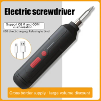 USB Electric Screwdriver Battery Rechargeable Cordless Screwdriver Impact Wireless Screwdriver Drill Electric Screw Driver Tools