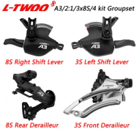 LTWOO A3 2:1 3X8 Speed MTB Groupset 8s Derailleur Front Derailleur Shifter Lever Rear Derailleur Kit For Mountain Bicycle Parts