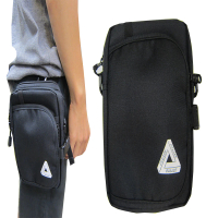 【SNOW.bagshop】腰包5.5吋手機適用二層主袋+外袋共三層外掛腰工具隨身防水尼龍布可插筆匙鈎證件袋