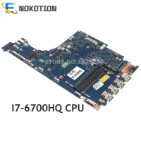 NOKOTION 829901-601 829901-001 ASW52 LA-C504P for HP ENVY 15-AE 15T-AE 15T-AE100 Laptop Motherboard I7-6700HQ CPU