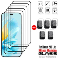 Full Cover Full Glue Tempered Glass For Honor 200 Lite Screen Protector Glass For Honor 200 Lite Camera Film