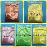 Healthy Natural Mineral Mica Powder DIY For Soap Dye Soap Colorant Makeup Eyeshadow Soap Powder 100g mix 5 packs
