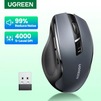 Stock Available UGREEN Wireless Bluetooth Ergonomic Mouse | Silent Click Bluetooth Mouse | 4000