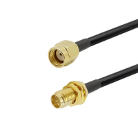 1/5/10/15/20/30 Meters RP-SMA male jack to RP-SMA female plug low loss LMR195 0-3Ghz pigtail cable for WIFI Antenna extension