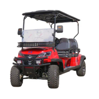 CE approved For American Long Range 5KW 48V 2 &amp;4 Seat Battery Powered Electric Aluminum Wheels Golf Cart