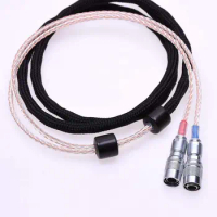 3Meter 4Pin XLR 16 Cores Hybrid+Silver Plated Headphone Upgrade Cable For Mr Speakers Dan Clarks Audio Ether Alpha Dog Prime