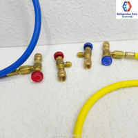 CZ [2pcs]  injap kontroller gas melindung tangan keselamatan pembuka gas r410a r32 r22 r134a r600a a