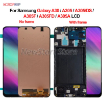 6.4" For Samsung Galaxy A30 A305 A305F A305A LCD Display Touch Screen Digitizer Assembly For Samsung A305/DS A305FD lcd