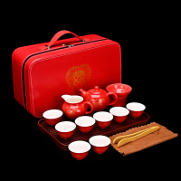 Wedding Red Dragon Joy Cup Phoenix Joy Bowl Set Covered Bowl Wedding Banquet Newlywed Tea Offering B