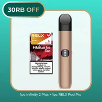 Special Bundle RELX Infinity 2 Plus Device - Bronze Dusk Hibiscus Ice Tea