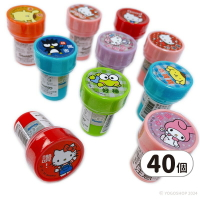HELLO KITTY 獎勵印章 連續印章/一盒40個入(促15) 三麗鷗 大眼蛙 布丁狗 酷企鵝 美樂蒂 凱蒂貓 卡通印章 造型印章 可愛印章 正版授權 智