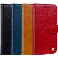 leather flip case for samsung galaxy a8 2018 case samsung galaxy a8 plus 2018 case wallet card holder for samsung a8 2018 cases