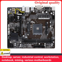 For A320M-DS2 Motherboards Socket AM4 DDR4 32GB For AMD A320 Desktop Mainboard SATA III USB3.0