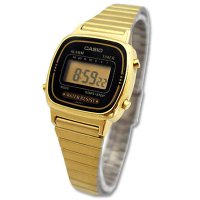 CASIO 金棕梠城市數位電子錶(LA670WGA-1)-24.5mm