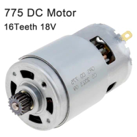 775 DC Motor 18V 16 Teeth Micro Motor Fit for Makita Impact Drill / Electric Drill Gear Impact Drill Motor