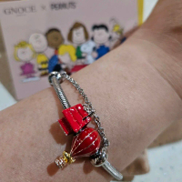 Bracelet Snoopy and Friends Peanuts 925 Sterling Silver | gelang perak snoopy peanuts new stock