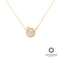Arthesdam Jewellery 18K Gold Mother-of-pearl FOREVER 0.075CT Diamond Necklace