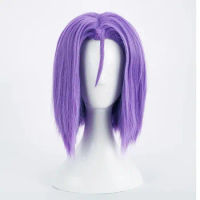 Pokemon Team Rocket Cosplay Wig Purple Heat Resistant Synthetic Hair Wigs