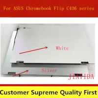 with touch original full assembly replace For ASUS Chromebook Flip C436 display screen upper half LCD screen replacement