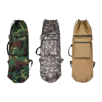 Long Skateboard Bag Oxford Cloth Skateboard Bag 33 Inch Skateboard Carrying Case Shoulder Travel Longboard Backpack