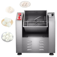 Home Use Stainless Steel Dumpling Skin Dough Kneading Making Machine Pita Bread Dough Kneader Maker Electric Pastry Flour Mixer