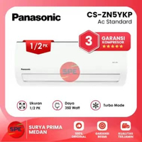AC 1/2 PK STANDARD PANASONIC CS-ZN5YKP GARANSI RESMI (MEDAN)