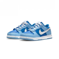 【NIKE 耐吉】NIKE DUNK LOW ARGON 天空藍 童鞋 中童 運動鞋 休閒 白藍(DV2635-400)