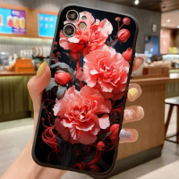Flower Silicone Phone Case For Realme Narzo 50i 50A Prime 50 30 20 30A 20A XT X2 Q5 Q5i Q3T Q3S Q3i Q3 Pro 5G Soft Case Cover